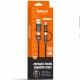 Дата кабель Amaya ACD-X28 4in1 Type-C to USB/Type-C to Lightning 60W (1m) Black