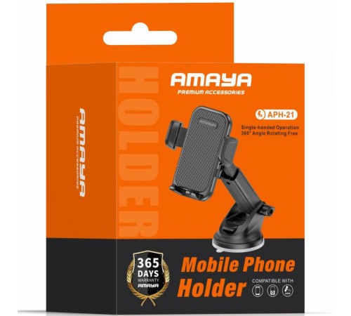 Автотримач Amaya APH-21 (center console) Black