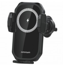 Автотримач з БЗП Amaya APH-W10 15W (air outlet) Black