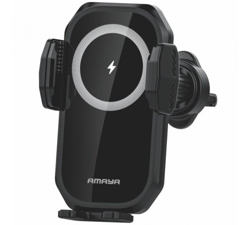 Автотримач з БЗП Amaya APH-W10 15W (air outlet) Black