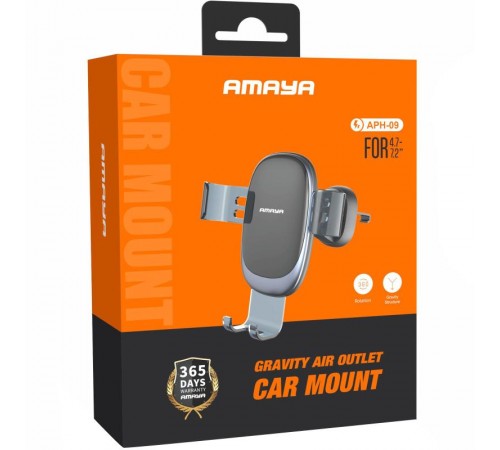 Автотримач Amaya APH-09 (air outlet) Black