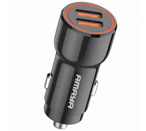 АЗП Amaya ACC-03 2.4A (2USB-A) Black