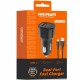 АЗП Amaya ACC-06 PD30W+QC3.0 total 48W (1USB-A/1C) + кабель USB to Type-C Black
