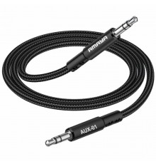 Аудіо кабель Aux Amaya AUX-01 (1m) Black