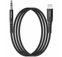 Аудіо кабель Aux Amaya AUX-03 (Lightning to AUX 3.5mm) (1m) Black