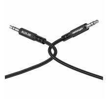Аудіо кабель Aux Amaya AUX-06 (2m) Black