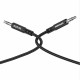 Аудіо кабель Aux Amaya AUX-06 (2m) Black