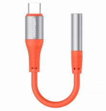 Перехідник Amaya AUX-07 Type-C to 3.5mm Orange