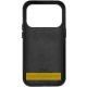 Чохол шкіряний Leather Case (AA) with MagSafe and Animation для Apple iPhone 17 (6.3") Black