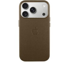 Чохол шкіряний Leather Case (AA) with MagSafe and Animation для Apple iPhone 17 Pro Max (6.9") Coffee