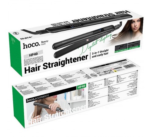 Випрямляч для волосся Hoco HP40 Hair damage protection Black
