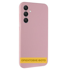 Чохол Silicone Cover Lakshmi Full Camera (AAA) для Samsung Galaxy A12 Рожевий / Pink Sand