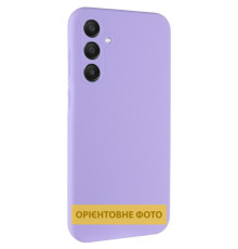 Чохол Silicone Cover Lakshmi Full Camera (AAA) для Samsung Galaxy A12 Бузковий / Dasheen