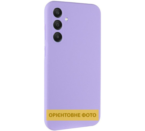 Чохол Silicone Cover Lakshmi Full Camera (AAA) для Samsung Galaxy A12 Бузковий / Dasheen