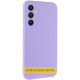 Чохол Silicone Cover Lakshmi Full Camera (AAA) для Samsung Galaxy A12 Бузковий / Dasheen