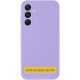 Чохол Silicone Cover Lakshmi Full Camera (AAA) для Samsung Galaxy A12 Бузковий / Dasheen