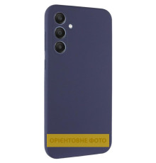 Чохол Silicone Cover Lakshmi Full Camera (AAA) для Samsung Galaxy A12 Темно-синій / Midnight blue