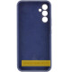 Чохол Silicone Cover Lakshmi Full Camera (AAA) для Samsung Galaxy A12 Темно-синій / Midnight blue
