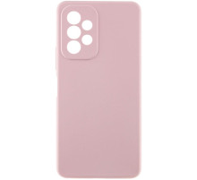 Чохол Silicone Cover Lakshmi Full Camera (AAA) для Samsung Galaxy A23 4G Рожевий / Pink Sand