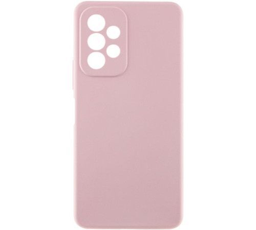 Чохол Silicone Cover Lakshmi Full Camera (AAA) для Samsung Galaxy A23 4G Рожевий / Pink Sand