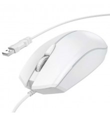 Дротова миша Hoco GM37 Wonderful Gaming Luminous White
