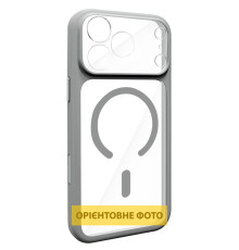 Чохол TPU GETMAN Moon Clear with MagSafe для Apple iPhone 13 Pro (6.1") Grey