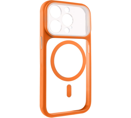 Чохол TPU+PC GETMAN Moon Clear with MagSafe для Apple iPhone 13 Pro (6.1") Orange