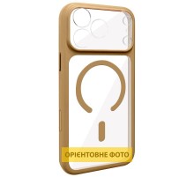 Чохол TPU GETMAN Moon Clear with MagSafe для Apple iPhone 14 Pro Max (6.7") Brown