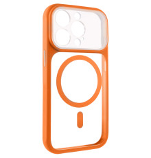 Чохол TPU+PC GETMAN Moon Clear with MagSafe для Apple iPhone 14 Pro Max (6.7") Orange