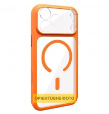 Чохол TPU GETMAN Moon Clear with MagSafe для Apple iPhone 16 Pro Max (6.9") Orange