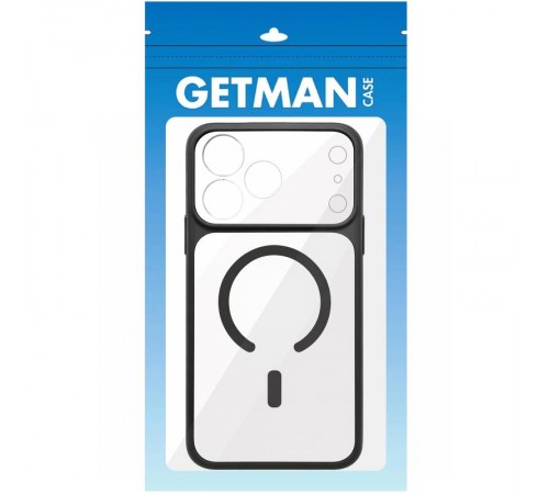 Чохол TPU GETMAN Moon Clear with MagSafe для Apple iPhone 17 Pro Max (6.9") Black
