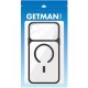Чохол TPU GETMAN Moon Clear with MagSafe для Apple iPhone 17 Pro Max (6.9") Black