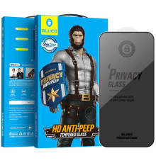 Захисне 2.5D скло Blueo Full Cover Anti-Peep для Samsung Galaxy S26 Чорний