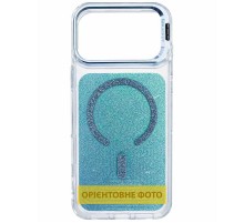 Чохол TPU+PC Jewel Sparkle with MagSafe для Apple iPhone 16 (6.1") Aqua Blue