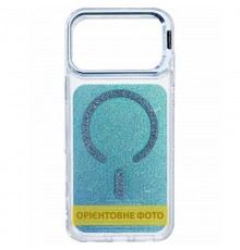 Чохол TPU+PC Jewel Sparkle with MagSafe для Apple iPhone 16 (6.1") Aqua Blue