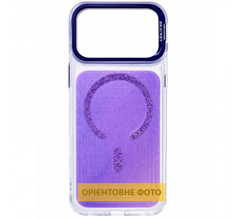 Чохол TPU+PC Jewel Sparkle with MagSafe для Apple iPhone 16 (6.1") Lavender Glitter