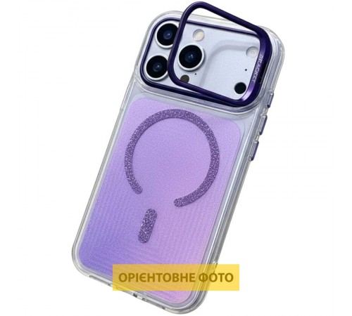 Чохол TPU+PC Jewel Sparkle with MagSafe для Apple iPhone 16 (6.1") Lavender Glitter
