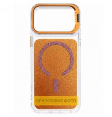 Чохол TPU+PC Jewel Sparkle with MagSafe для Apple iPhone 16 (6.1") Orange Sparkle