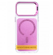 Чохол TPU+PC Jewel Sparkle with MagSafe для Apple iPhone 16 (6.1") Pink Ruby