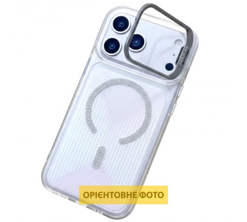 Чохол TPU+PC Jewel Sparkle with MagSafe для Apple iPhone 16 Pro Max (6.9") Diamond White