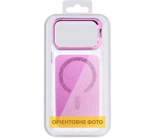 Чохол TPU+PC Jewel Sparkle with MagSafe для Apple iPhone 16 Pro Max (6.9") Pink Ruby