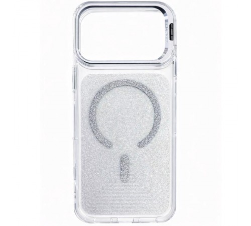 Чохол TPU+PC Jewel Sparkle with MagSafe для Apple iPhone 17 Pro (6.3") Diamond White
