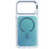 Чохол TPU+PC Jewel Sparkle with MagSafe для Apple iPhone 17 Pro Max (6.9") Aqua Blue