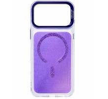 Чохол TPU+PC Jewel Sparkle with MagSafe для Apple iPhone 17 Pro Max (6.9") Lavender Glitter