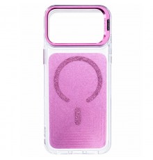 Чохол TPU+PC Jewel Sparkle with MagSafe для Apple iPhone 17 Pro Max (6.9") Pink Ruby
