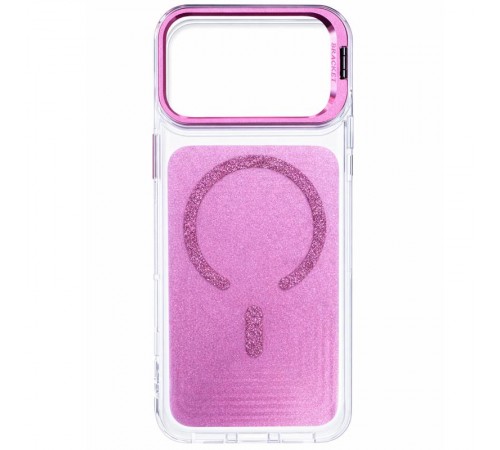 Чохол TPU+PC Jewel Sparkle with MagSafe для Apple iPhone 17 Pro Max (6.9") Pink Ruby