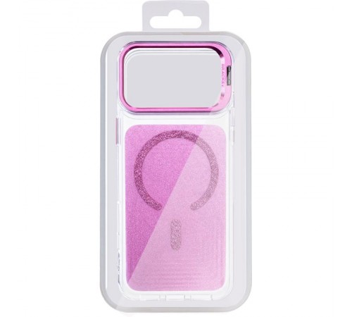 Чохол TPU+PC Jewel Sparkle with MagSafe для Apple iPhone 17 Pro Max (6.9") Pink Ruby