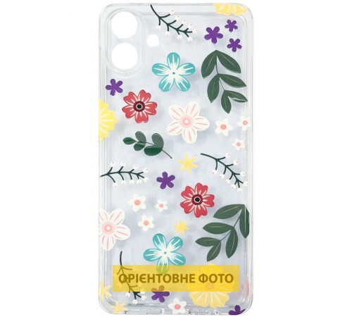 Чохол TPU Clear Joy для Xiaomi Redmi Note 15 Pro 4G Ditsy Floral