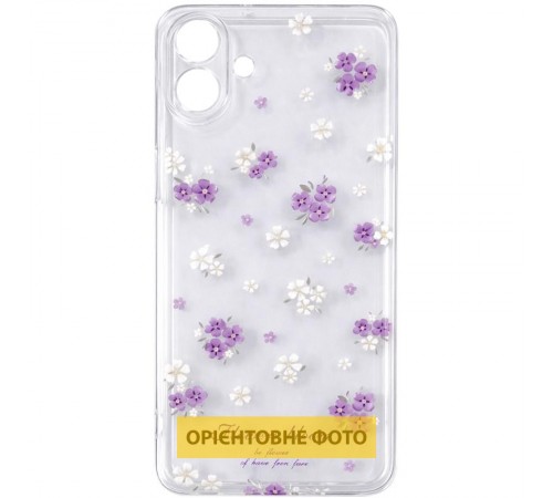 Чохол TPU Clear Joy для Xiaomi Redmi Note 15 Pro 4G Flowers Bloom