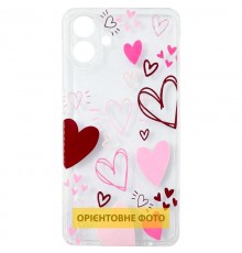 Чохол TPU Clear Joy для Xiaomi Redmi Note 15 Pro 4G Hearts